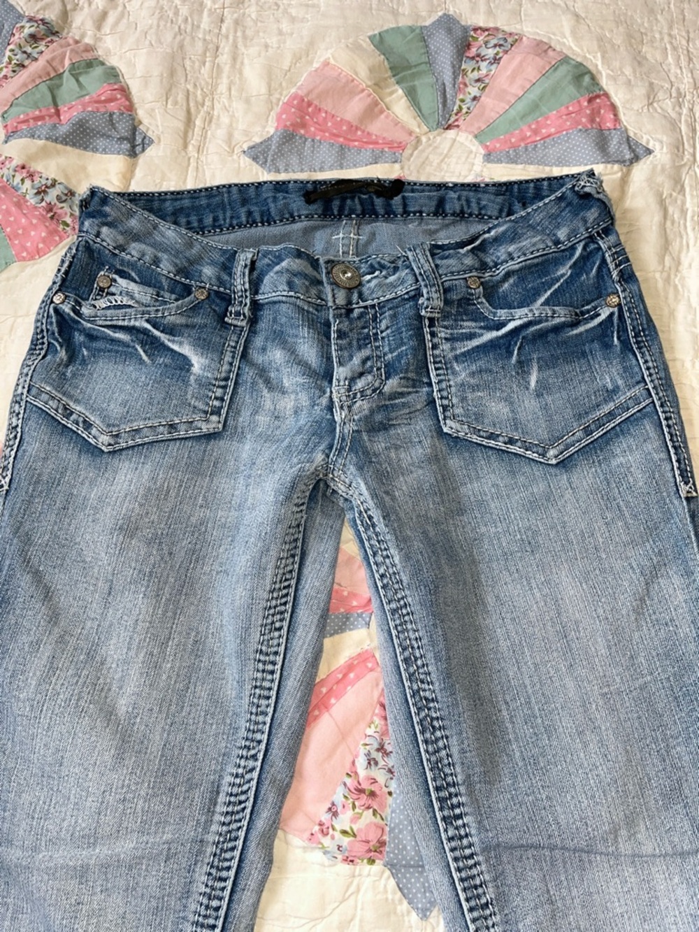 Rue 21 Twenty One Black short slim Boot Jeans  5/6 S